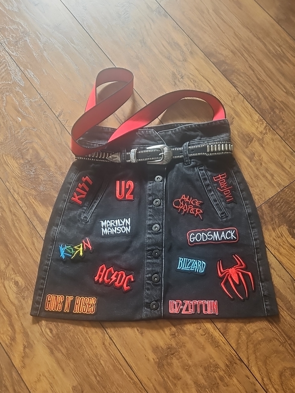 HANDMADE Denim Crossbody Bag